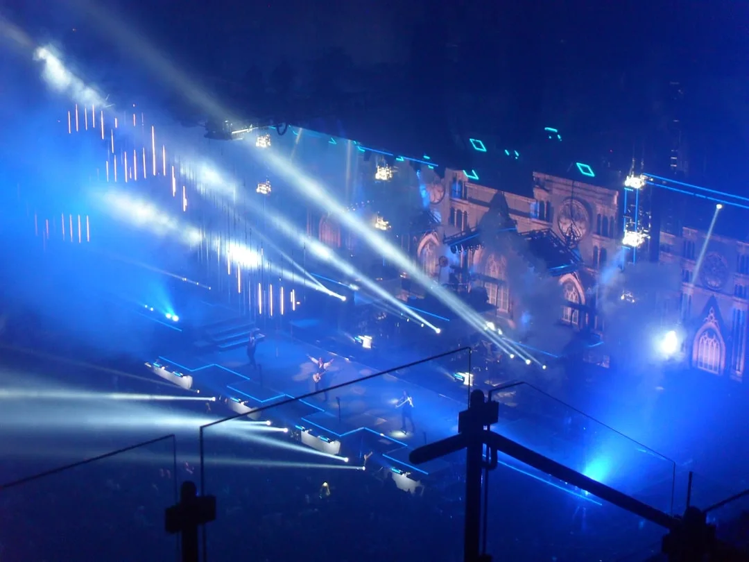Professional stage and production lighting rig for events