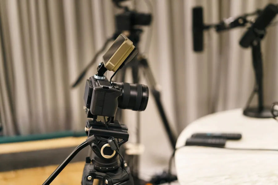 Professional livestream broadcast and production setup
